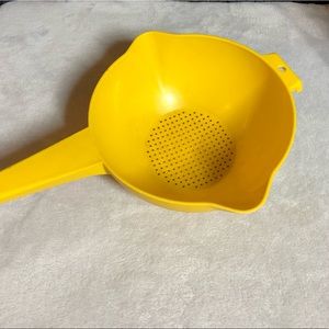 Tupperware Yellow Strainer